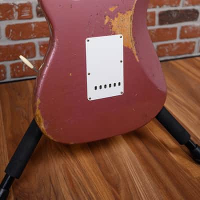 Fender Custom Shop Yngwie Malmsteen Stratocaster Heavy Relic Burgundy Mist Metallic 2026 w/OHSC image 10