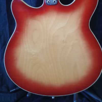 Salem Semi-Hollow Electric Guitar 1970s MIJ Burst *** FREE SHIPPING *** image 4