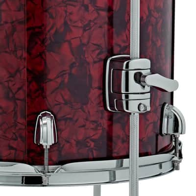 Premier Heritage 4 Pc Drum Kit Set w/ 16" Bass - Burgundy Red Pearl image 7