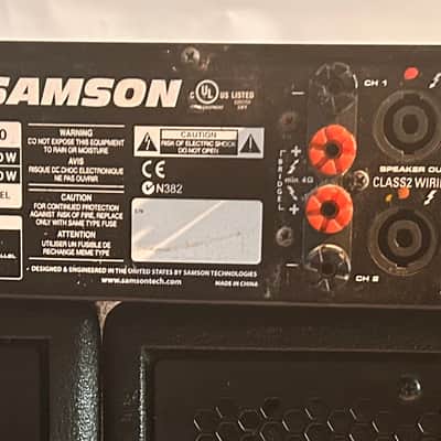 Pair of JBL MPro 415 Monitors w/ Samson SX-1800 pwr Amp & Spkr cables image 8