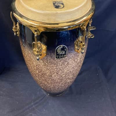 Tris Imboden's Toca - 12"×28" Conga - Burl Oak Finish • Gold Hardware image 3