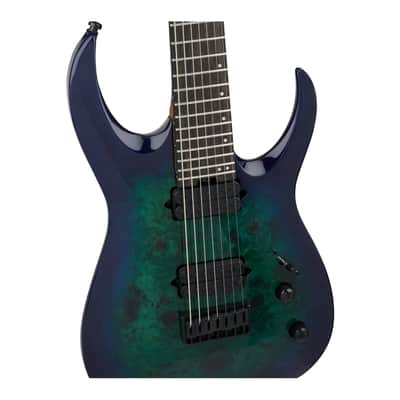 Jackson Pro Series Signature Misha Mansoor Juggernaut HT7P 7-String Electric Guitar with Ebony Fingerboard (Chlorine Burst) image 3