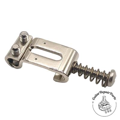 Highwood Contoured Vintage Strat Saddles HG 10,50 (2-1/16"52mm) - Nickel Gloss image 3