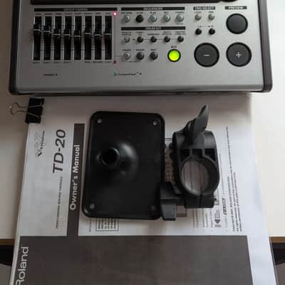 Roland TD-20 Drum Sound Module w/ LED Upgrade + Kit Expansion, Manual, Mounts