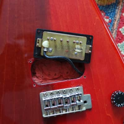 1981 Kramer USA Vanguard Strathead Flying Vee Trans Red San Dimas Charvel Vibe! image 17