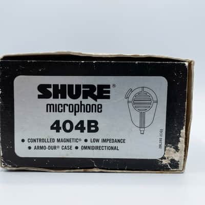 Vintage1950s Shure Dispatch Microphone Controlled Magnetic Omnidirectional Microphone 404B NEW OPEN BOX Deadstock image 5