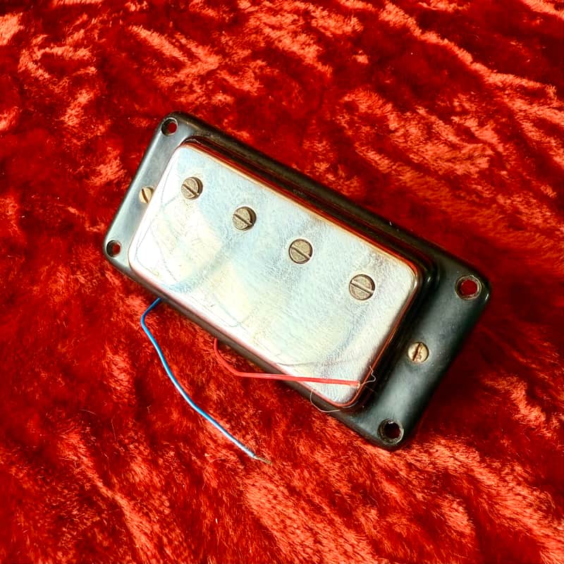 Hagstrom Bass guitar NECK position humbucker pickup 1970’s - Nickel image 1