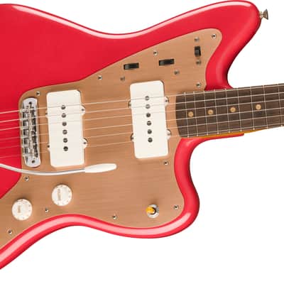 FENDER - Limited Edition Vintera II Road Worn 50s Jazzmaster Rosewood Fingerboard Fiesta Red - 0149080340 image 4