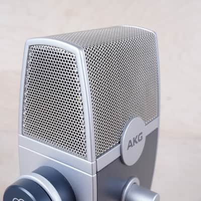 AKG Lyra Multipattern USB Condenser Microphone Dark Blue / Silver w/ Cable image 9