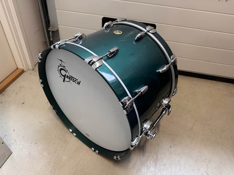 Gretsch Usa Custom Cadillac Green Gloss 22x14 bass drum 2025 - Gloss image 1