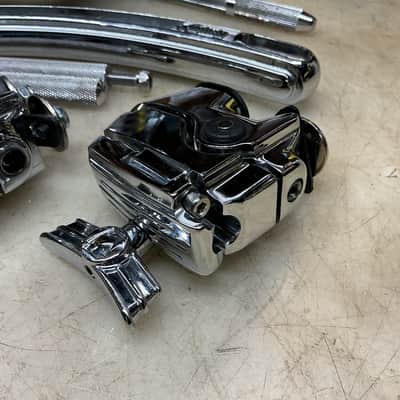 Ludwig Atlas Bass Drum Rail Consolette w/Tom Mount NiCe - Chrome image 4