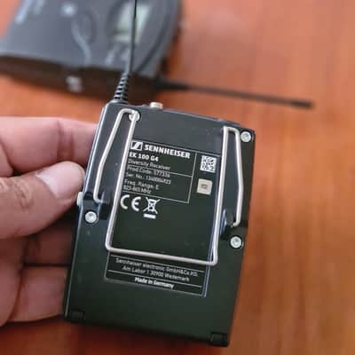 Sennheiser 🎤 Sennheiser ew G4 SK 100 + EK 100 Set | Bodypack Transmitter & Receiver | 823–865 MHz image 6