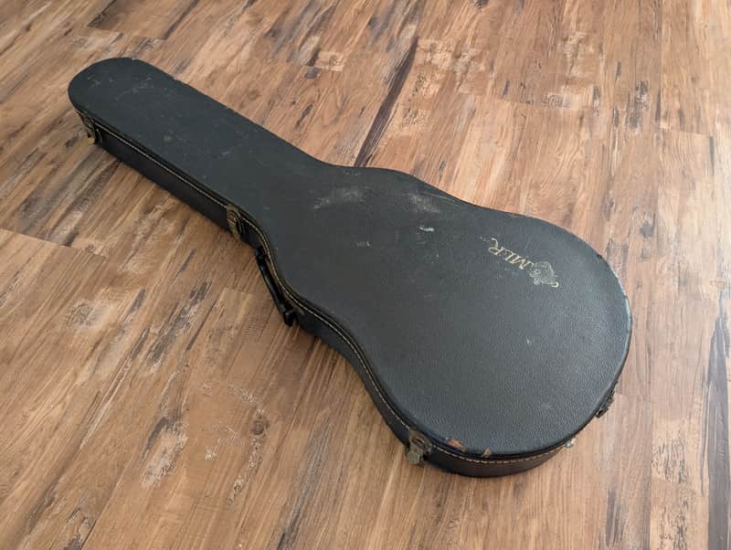 Hamer Hard Shell Guitar Case Sunburst Special 70s Thru Early 80s Black Red image 1