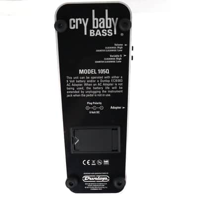 Used Dunlop Crybaby 105Q Wah Bass Guitar Effects Pedal image 9