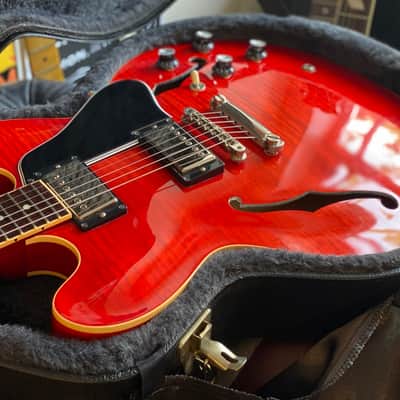 Gibson Memphis ES-335 Dot Figured Cherry 2012 w/ OHSC & Docs image 12