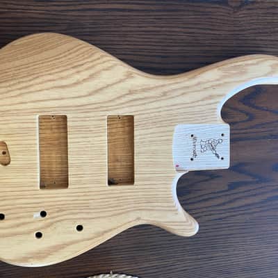 Warmoth G5 5-String Bass Body- Swamp Ash image 12