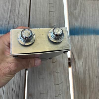 Mosrite Fuzzrite 1960s - Silver vintage electric guitar pedal fuzz image 11