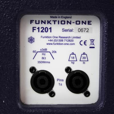 Function-One F1201 Speakers Pair- 2 Speakers Incredible Nothing Matches THESE! image 8