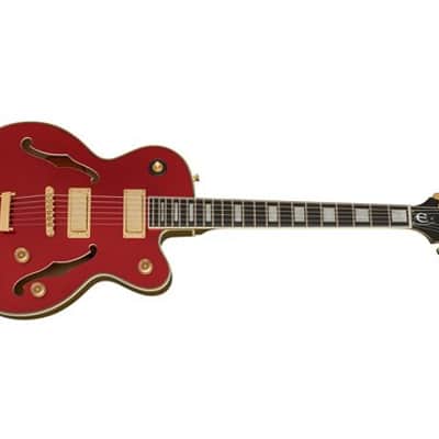 Epiphone UpTown Kat ES Semi-Hollow Body Electric Guitar Ruby Red Metallic image 1