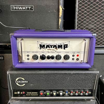 Matamp GT-100 c 1970 - Purple original vintage UK England ormat orange white image 1