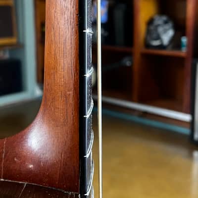 1920s Slotted Headstock Parlor Acoustic | Solid Brazilian Rosewood Back & Sides | Spruce Top | Ebony Fingerboard image 15