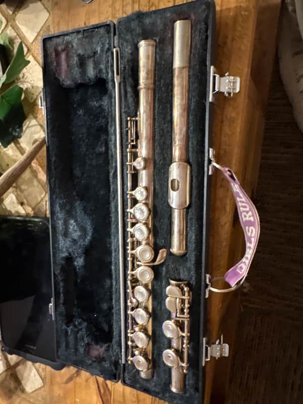 Yamaha YFL-221 Student Flute 2010s - Silver image 1
