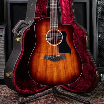 Taylor 260ce-K DLX Bajo Quinto Acoustic/Electric Guitar with Hardshell Case image 14