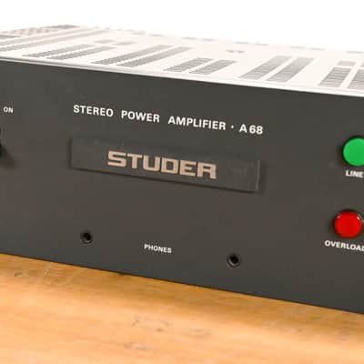 Studer A68 Stereo Power Amplifier CG00Z45 image 3