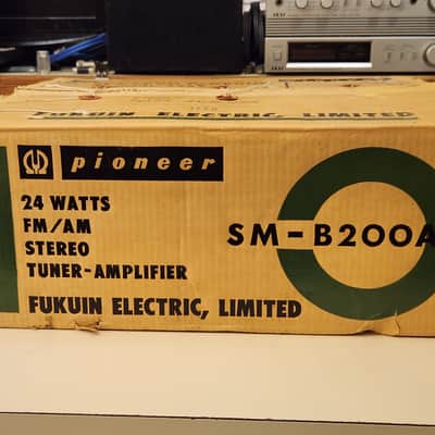 MINTY Pioneer SM-B200A Stereo Tube Receiver with Original Box/Packing INCREDIBLE FIND Tested image 2