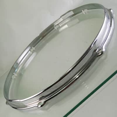 Slingerland 15"BRASS Stick-Saver Snare Drum Resonant COB Rim/Hoop Chrome 8Lug60s image 3