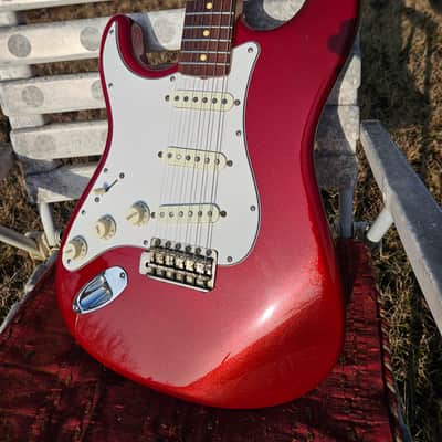 Lefty Warmoth Custom Made Stratocaster reissue 2000' image 4