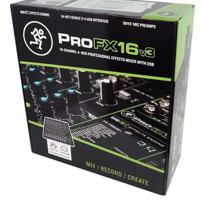 Mackie ProFX16v3 16-Channel 4-Bus Effects Mixer w/USB ProFX16 v3 +Snake Cable image 5