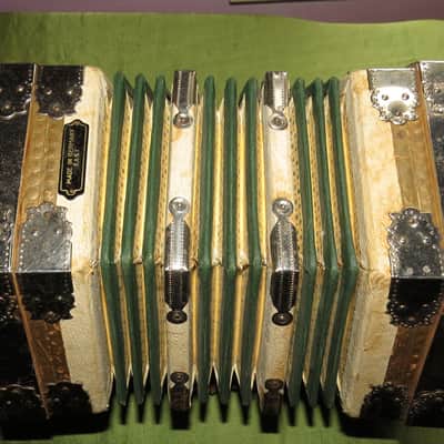 East German 20 button Concertina 1940's-50s image 1