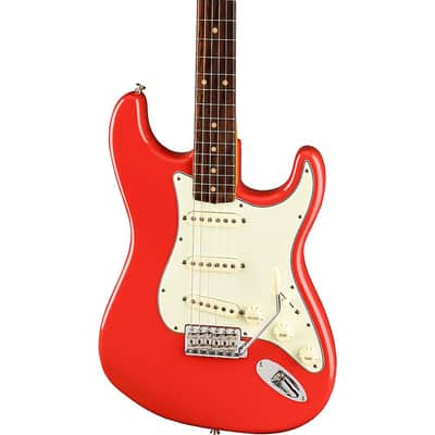 Fender American Vintage II 1961 Stratocaster Electric Guitar Regular Fiesta Red image 5