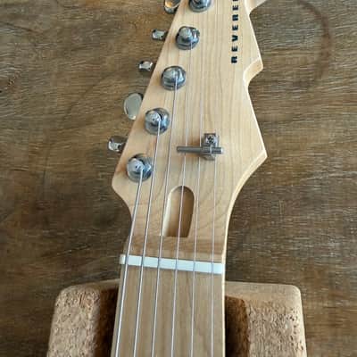 Reverend Double Agent OG MBK (Charger H90) – Mint – w/ Reverend Two-Tone Case – Bass Contour image 6