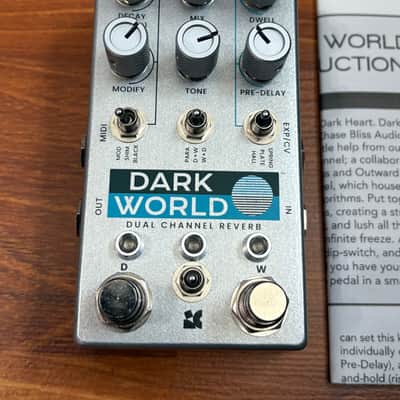 Chase Bliss Audio Dark World Dual Channel Reverb 2018 - 2024 - Silver image 2