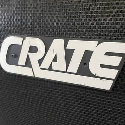 Crate GX-130C 130w head w/matching GS-412SS 200w 4x12 cabinet, 1994 black ozite halfstack, Made in USA *OSDM HOLY GRAIL* image 8