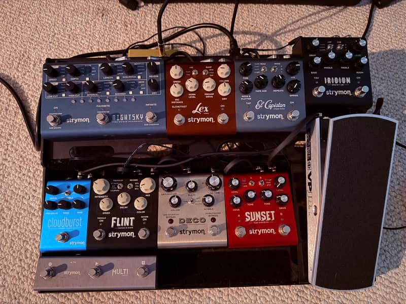 Strymon Fully loaded board on Friedman 1520 board with Padded Soft Friedman case Strymon Bild 1