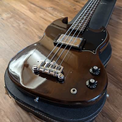 Gibson EB-0 Electric Bass Guitar 1973 Walnut With Original Hard Case image 5