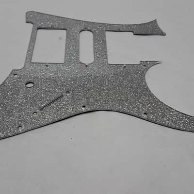 Platinum Silver Glitter Pickguard fits Ibanez (tm) RG350 MDX HSH image 21