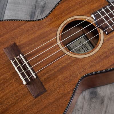 Lanikai MAS-T All Solid Mahogany 'Tenor' Ukulele, Incl Case image 6