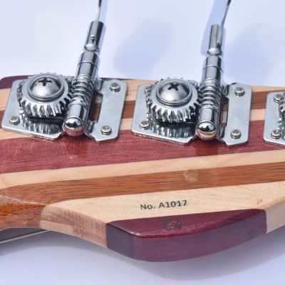 Ankh Instruments 4 string, Jazz Bass, Left Hand, Woodie 2022 Gold Metalic image 11