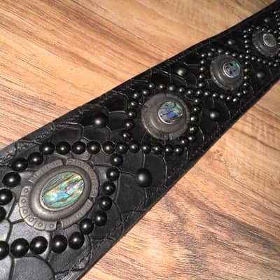 Carlino Orianthi model abalone black scale leather 2025 - Black image 9