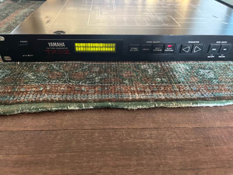Yamaha TX81Z Rackmount FM Tone Generator 1987 - 1988 | Reverb