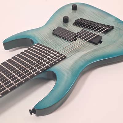 Agile Pendulum Pro 102730 EB CP Oceanburst Fan Fret 10 String Multi Scale Guitar image 4
