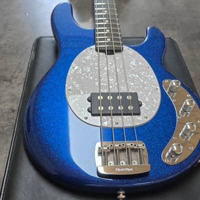 Music Man StingRay Special 4 H USA BRAND NEW! Blue Sparkle NOS! Pro American Bass Guitar image 11