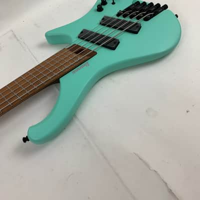 Ibanez Bass Workshop EHB1005MS Sea Foam Green Matte + GIG BAG - 5-String Electric Bass Guitar multiscale multi scale EHB 1005 MS image 11
