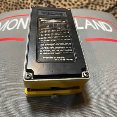 Boss Overdrive OD-1 long dash silver screw black label early Japan CLEAN 1977/1980 - Yellow image 5