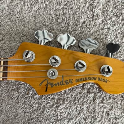 Fender Modern Player Dimension Bass 2014 MIC Candy Apple Red 4-String Guitar image 7