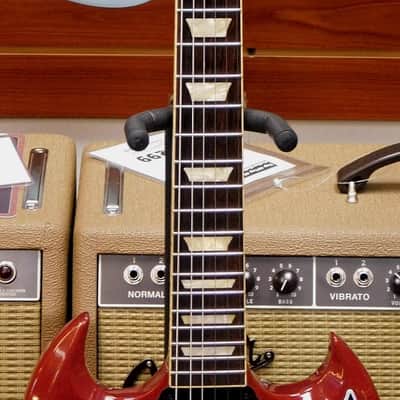 2019 Gibson SG Standard '61 Sideways Vibrola w/ Case! Vintage Cherry! VERY NICE!!! image 4